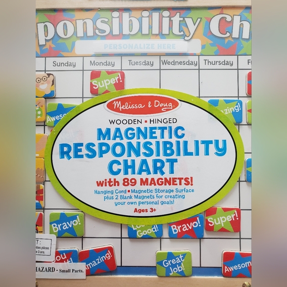 Melissa & Doug Magnetic Responsibility Chart (sealed) - Picture 4 of 8